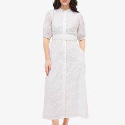 RAREISM Embroidered Mandarin Collar Maxi Dress-image-53