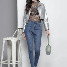 Boohoo Women Skinny Fit High-Rise Light Fade Stretchable Jeans-image-38