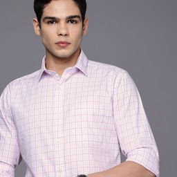 Raymond Pure Cotton Slim Fit Checked Casual Shirt-picture-34