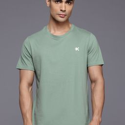 HRX by Hrithik Roshan Solid Regular Fit Training T-shirt-image-54