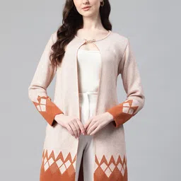 Pierre Carlo Women Longline Cardigan-image-69