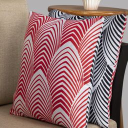 HOUZZCODE Set of 2 Abstract Square Cushion Covers-56