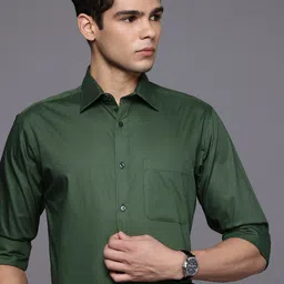 Raymond Slim Fit Pure Cotton Formal Shirt-image-92