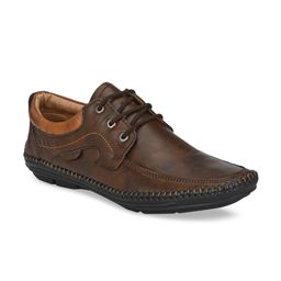 Mactree Men Brown Solid Formal Derbys-image-12