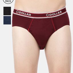 Dollar Bigboss Men Solid Pack of 3 Anti-Microbial Super Combed Cotton Brief-picture-12