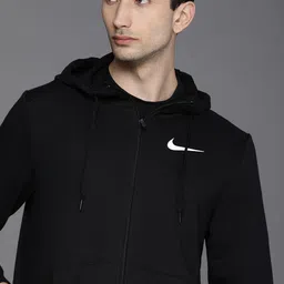 Nike Men Black  DF HDIE FZ FL Hooded Sweatshirt-23