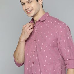 Mast & Harbour Men Purple Printed Casual Shirt-image-50