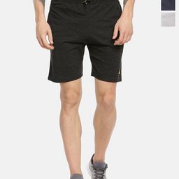 ARDEUR Men Pack Of 3 Cotton Sports Shorts-image-22