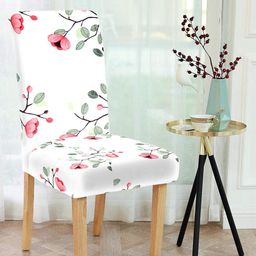 Cortina Multicoloured Floral Printed Chair Cover-12