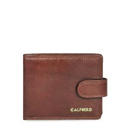 CALFNERO Men Brown Solid Leather Two Fold Wallet-11