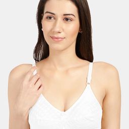 Sonari White Self Design Non-Wired Non Padded Everyday Bra Payalwhite30B-picture-26