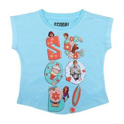 Scooby-Doo Blue Extended Sleeves Regular Top-image-21