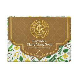 LUXURIATE Lavender Ylang Ylang Essense of Fragrant Beauty Soap Bar-image-9