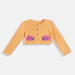 mothercare Girls Self Design Cable Knit Cardigan-56