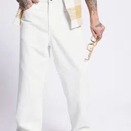glitchez Men Downtown Vibe Skater Fit Stretchable Jeans-image-34