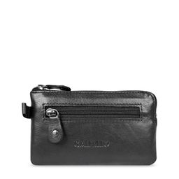 CALFNERO Unisex Black Solid Leather Zip Around Wallet-picture-46