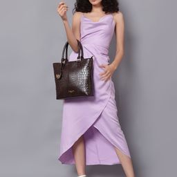 Carlton London Animal Textured Handheld Bag-25