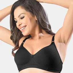 Sonari Black Solid Underwired Lightly Padded T-shirt Bra d12black30D-94