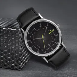 WROGN Men Charcoal Black Analogue Watch WRG00042B-34