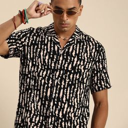 Sangria Men Comfort Opaque Printed Casual Shirt-image-62