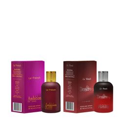 La French Women Set of Desire & Ambition Eau De Parfum - 100ml each-25