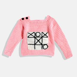 CHUTPUT Kids Embroidered Woollen Sweater Vest-image-25