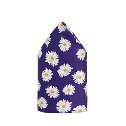 Tossido Men Purple & White Flower Printed Pocket Square-image-79