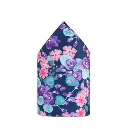 Tossido Men Purple & Blue Printed Pocket Square-image-83