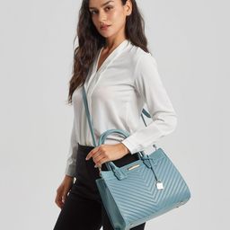GIORDANO Quilted Textured Structured Handheld Bag-3