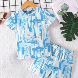 OMPAX Boys Printed Round Neck T-Shirt With Shorts-image-94