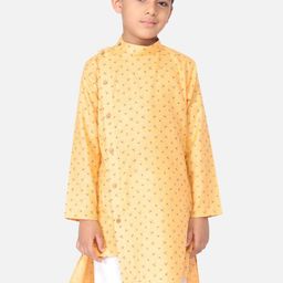 TABARD Boys Yellow Ethnic Motifs Printed Kurta-picture-16
