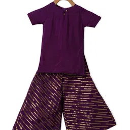 PICCOLO Girls Purple Kurti with Trousers-image-70
