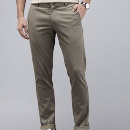Arrow Men Slim FitMicro Ditsy Printed Low-Rise Trousers-image-19