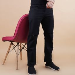 LINARIA Men Classic Boyfriend Fit Slash Knee Jeans-picture-18