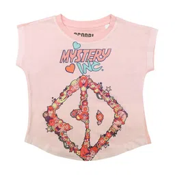 Scooby-Doo Girls Pink Scooby-Doo Printed Top-image-30