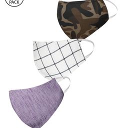 VASTRAMAY Unisex Pack of 3 Reusable 3-Ply Cloth Mask-image-42