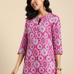 Anouk Ethnic Motifs Printed Straight Kurta-image-67