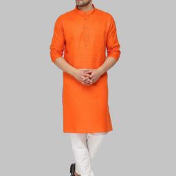 ROYAL KURTA Men Mandarin Collar Cotton Kurta-picture-38