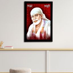 eCraftIndia Multi-Coloured Satin Matt Texture Lord Ganesha UV Wall Art-12