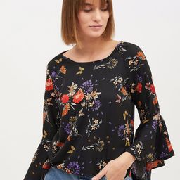 Harpa Women Black Printed Top-image-60