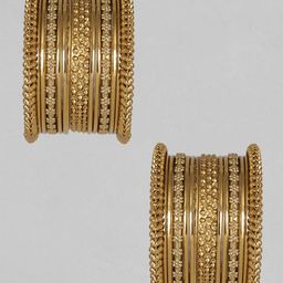 Peora Set of 26 Gold-Plated Bangles-image-10
