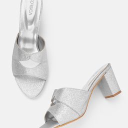 CORSICA Women Shimmery Party Block Heels-31