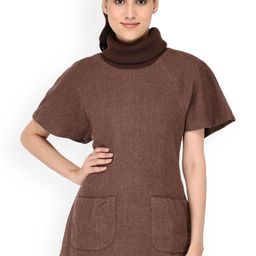 Owncraft Women Brown Self Design Tailored Jacket-picture-46