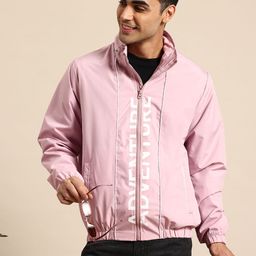 Mast & Harbour Typography Printed Bomber Jacket-picture-40