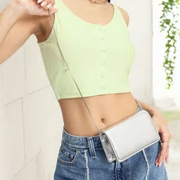 DressBerry It-Girl Essential Textured Crop Top-image-79