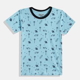 Eteenz Boys Printed Premium Cotton T-shirt-image-21