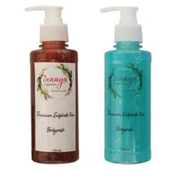 Inaaya Organics Unisex Pack of 2 Pearl Gold & Citro Body Wash Shower Gel 250 ml Each-picture-3