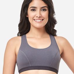 every de by amante Solid Non Padded Wirefree Lounge Essentials Super Support Bra EB008-picture-6