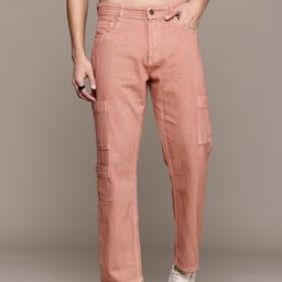 The Roadster Lifestyle Co. Men Straight Fit Cargo Jeans-image-98