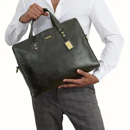 Hidesign La Plata 03 Men Leather Laptop Bag - L-0